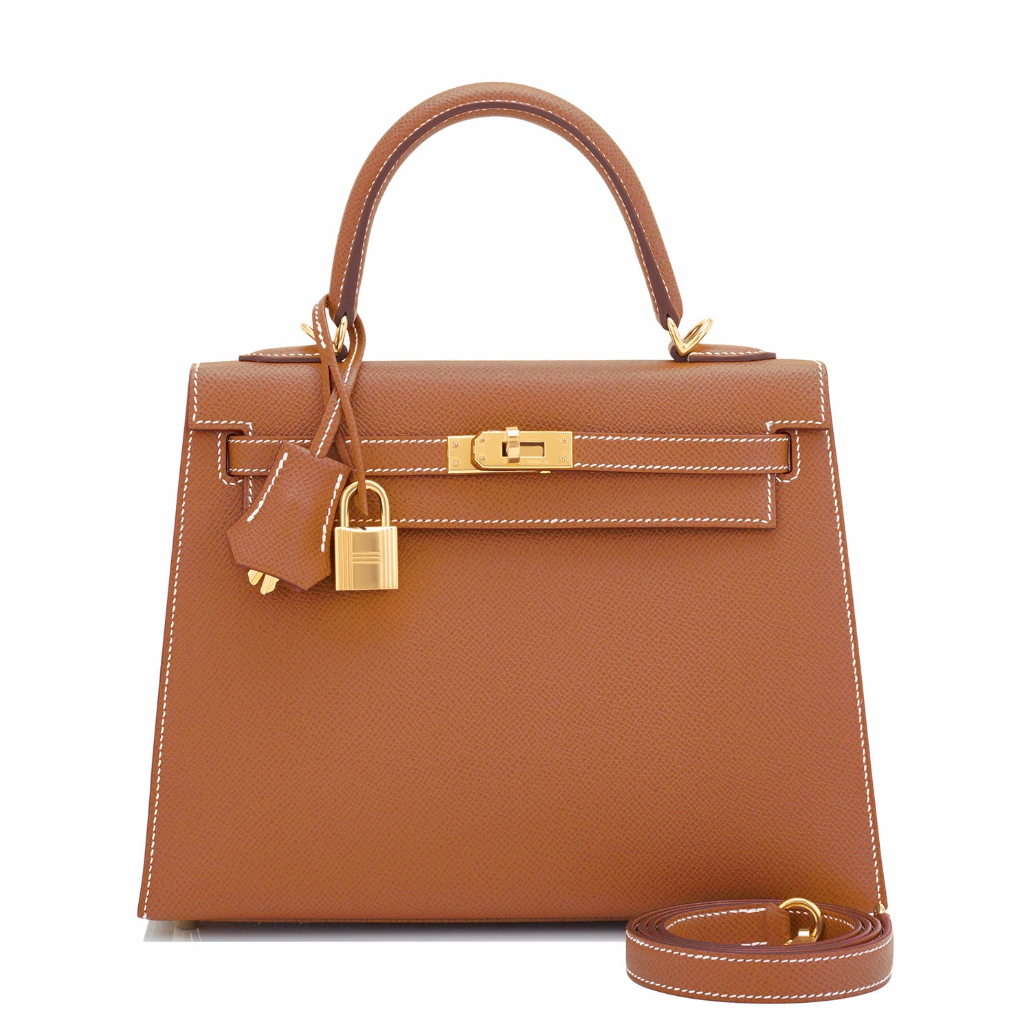 Hermes Orange Birkin 25cm Togo Gold Hardware - Chicjoy