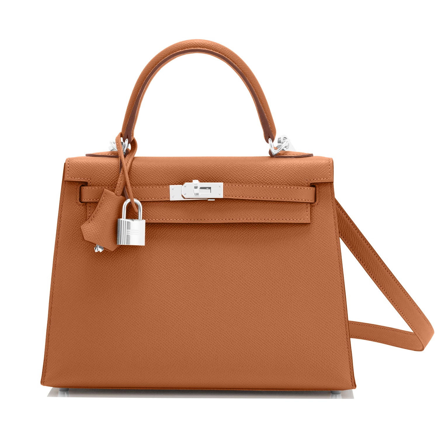 Hermes Kelly 25 Sellier Bag Craie Epsom Leather with Gold Hardware –  Mightychic