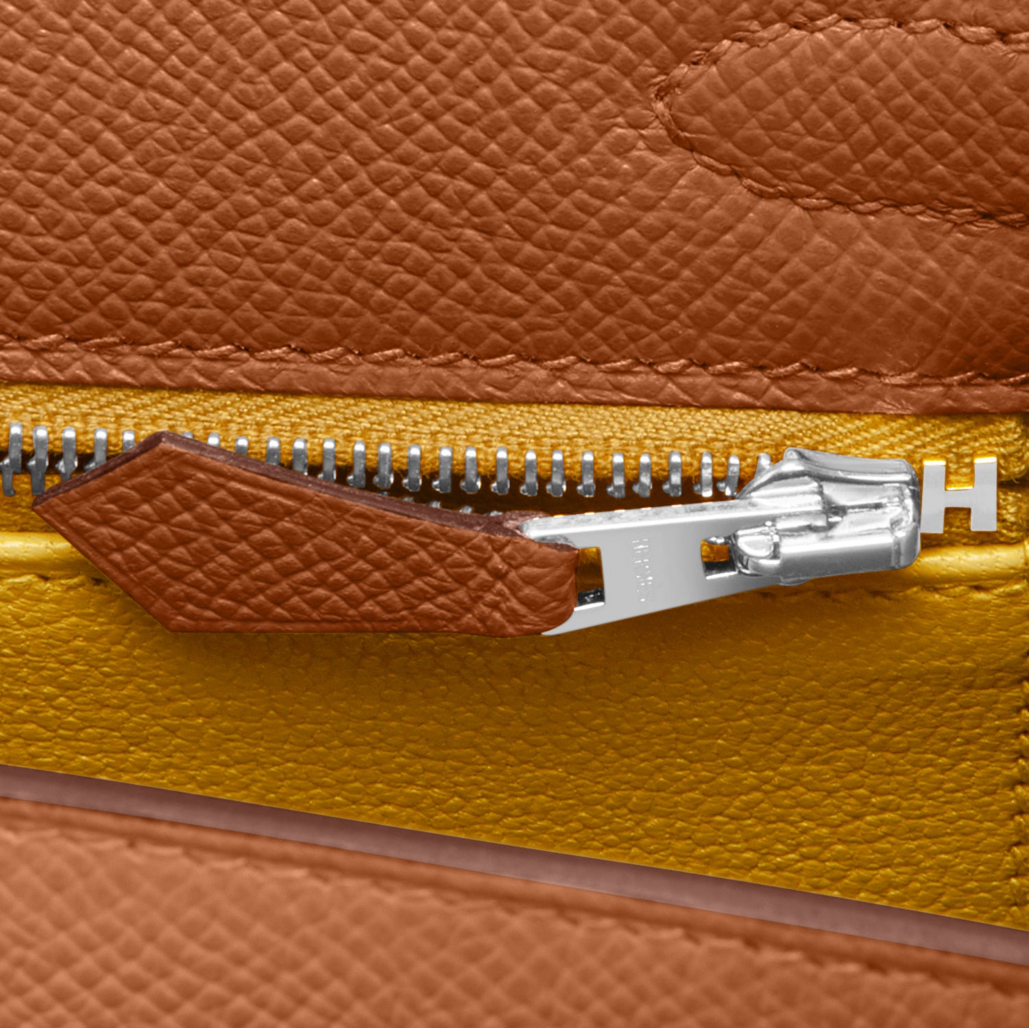 Hermes Kelly Pochette Jaune Ambre Swift Gold Hardware #D - Vendome Monte  Carlo