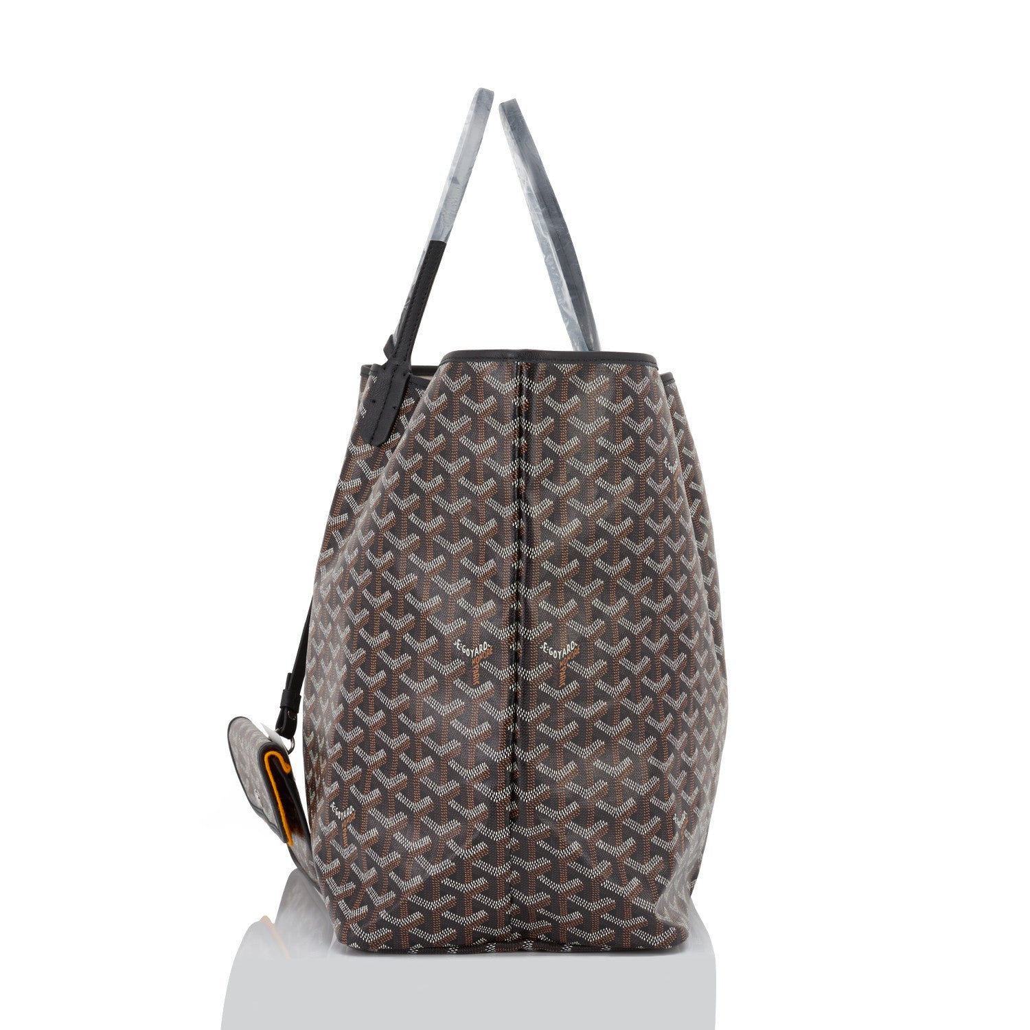 Goyard Black St Louis Tote GM Chevron Bag - Chicjoy