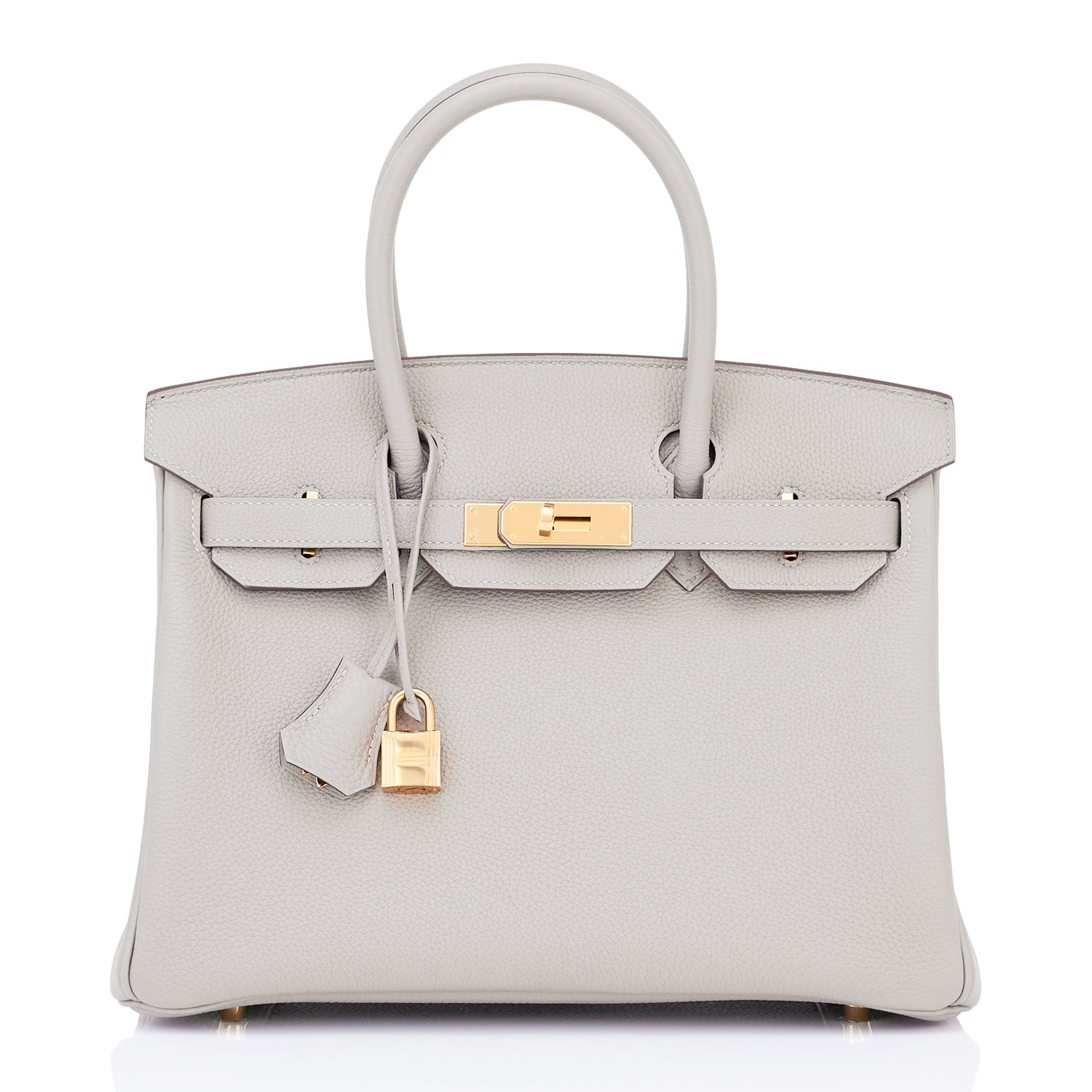 Hermes Gris Asphalte Birkin 25cm Gold Hardware - Chicjoy