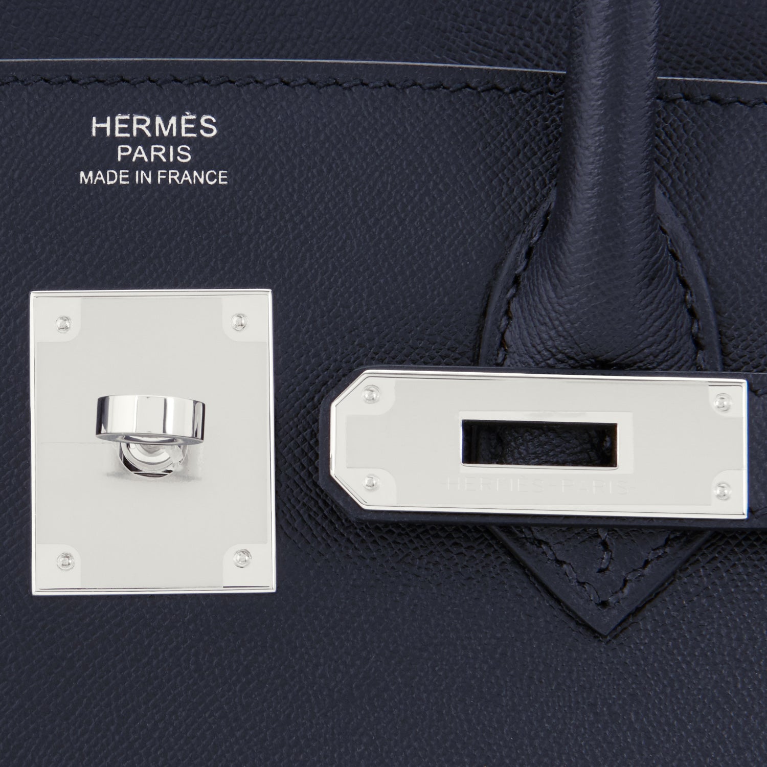 Hermès 25cm Birkin Gris Tourterelle Togo Palladium Hardware