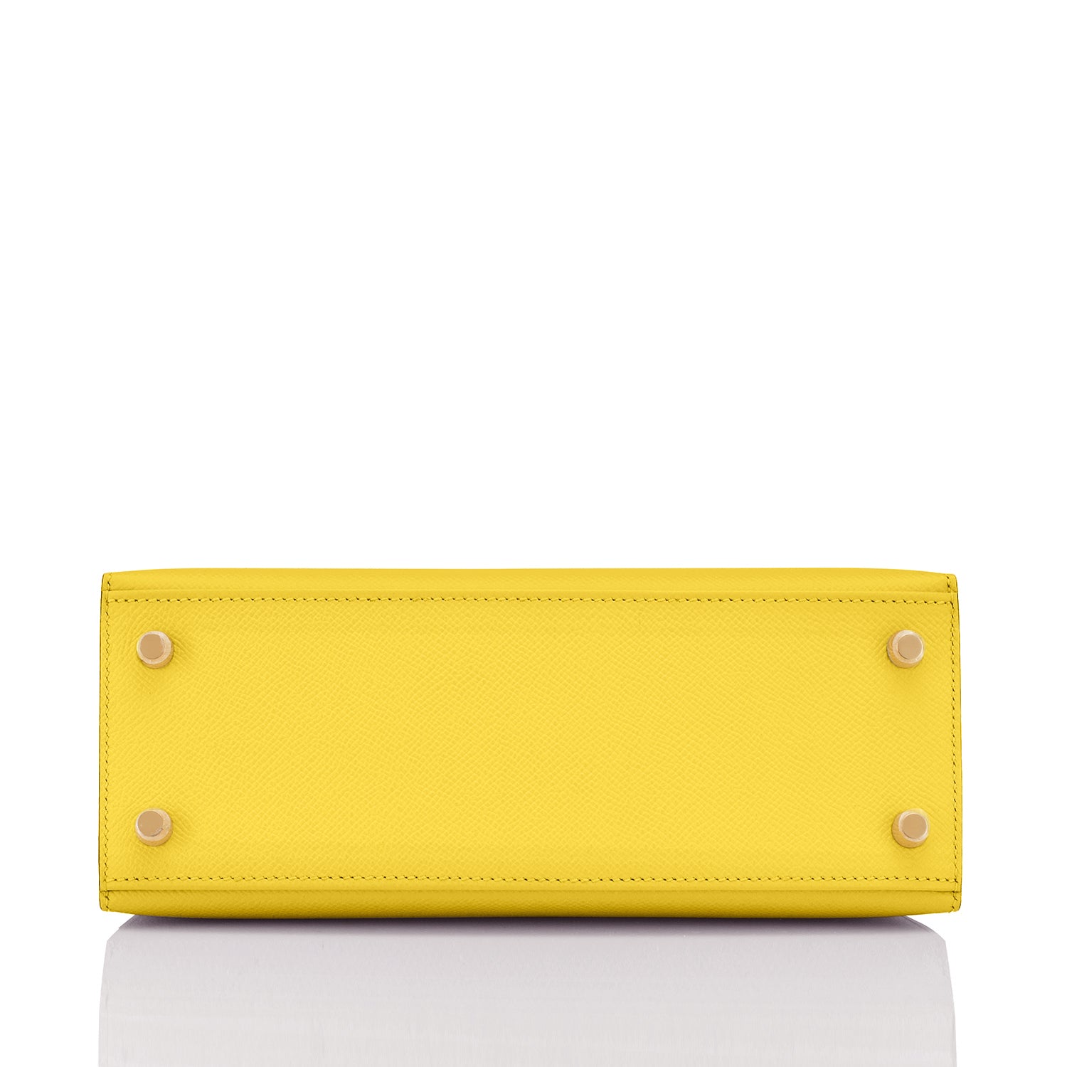 Hermes Bambou Kelly Pochette Gold Hardware Clutch Bag - Chicjoy