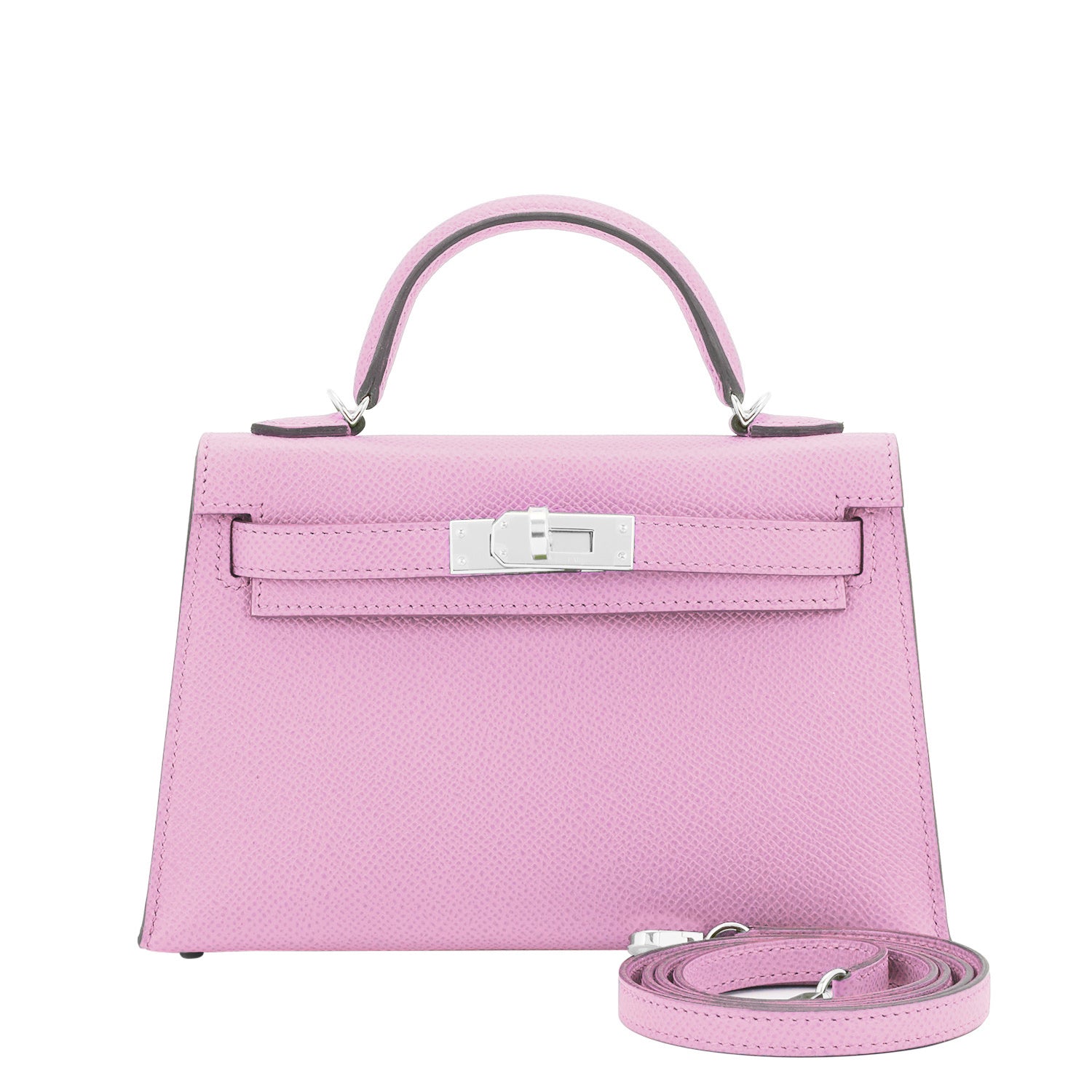 Hermes Bubblegum Pink Mini Constance 18cm Epsom Bag Rare Z Stamp, 2021