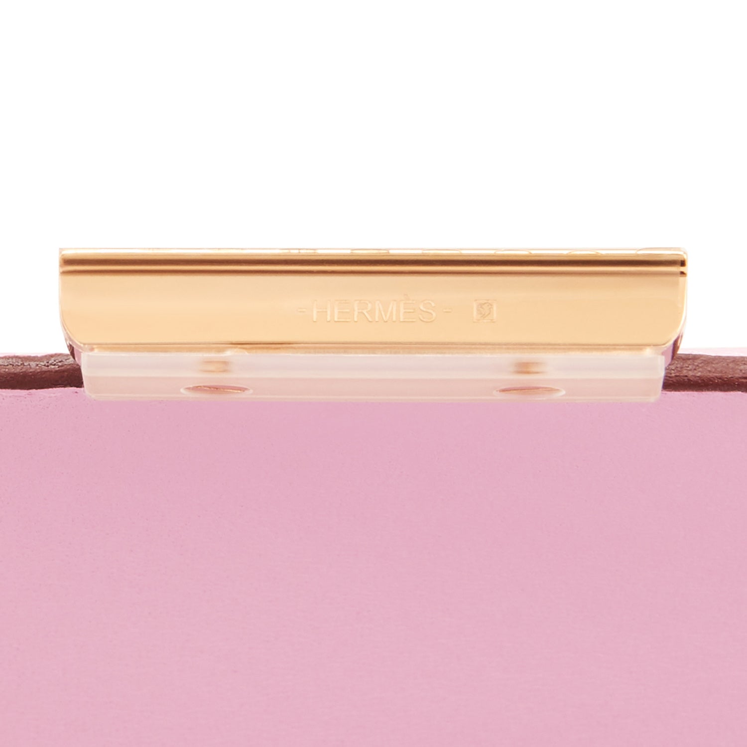 Pink Hermes Bearn Soufflet Wallet – Designer Revival