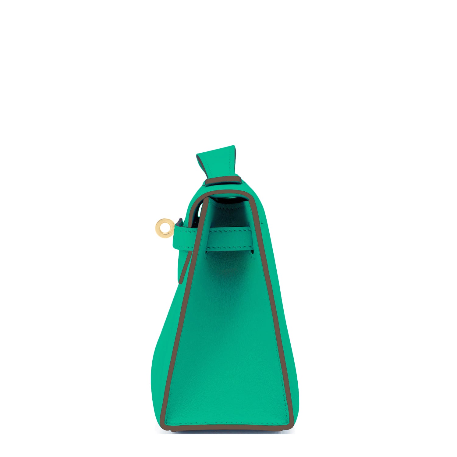 Hermès Swift Kelly Cut Clutch - Green Clutches, Handbags