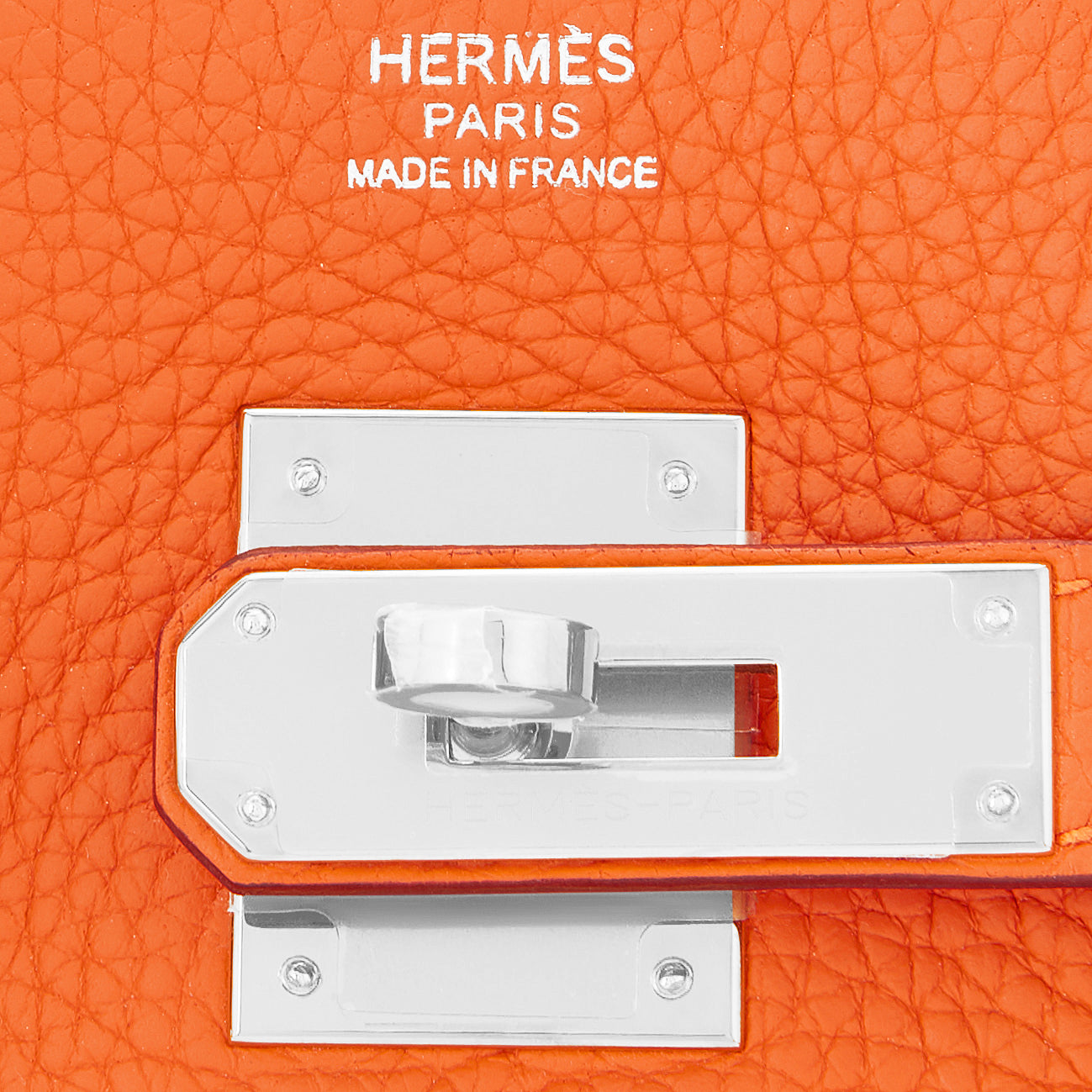 Hermes Orange 30cm Birkin GHW - Chicjoy