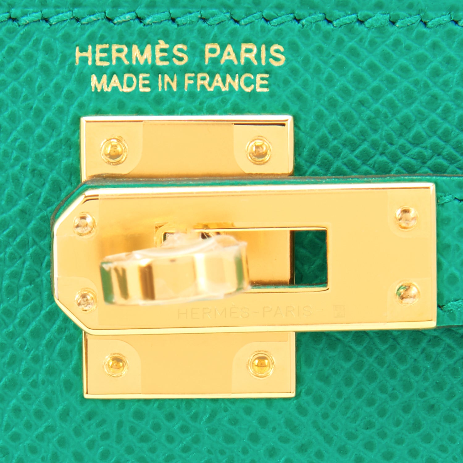 Hermès Birkin 30 In Vert Jade Epsom With Gold Hardware in Green