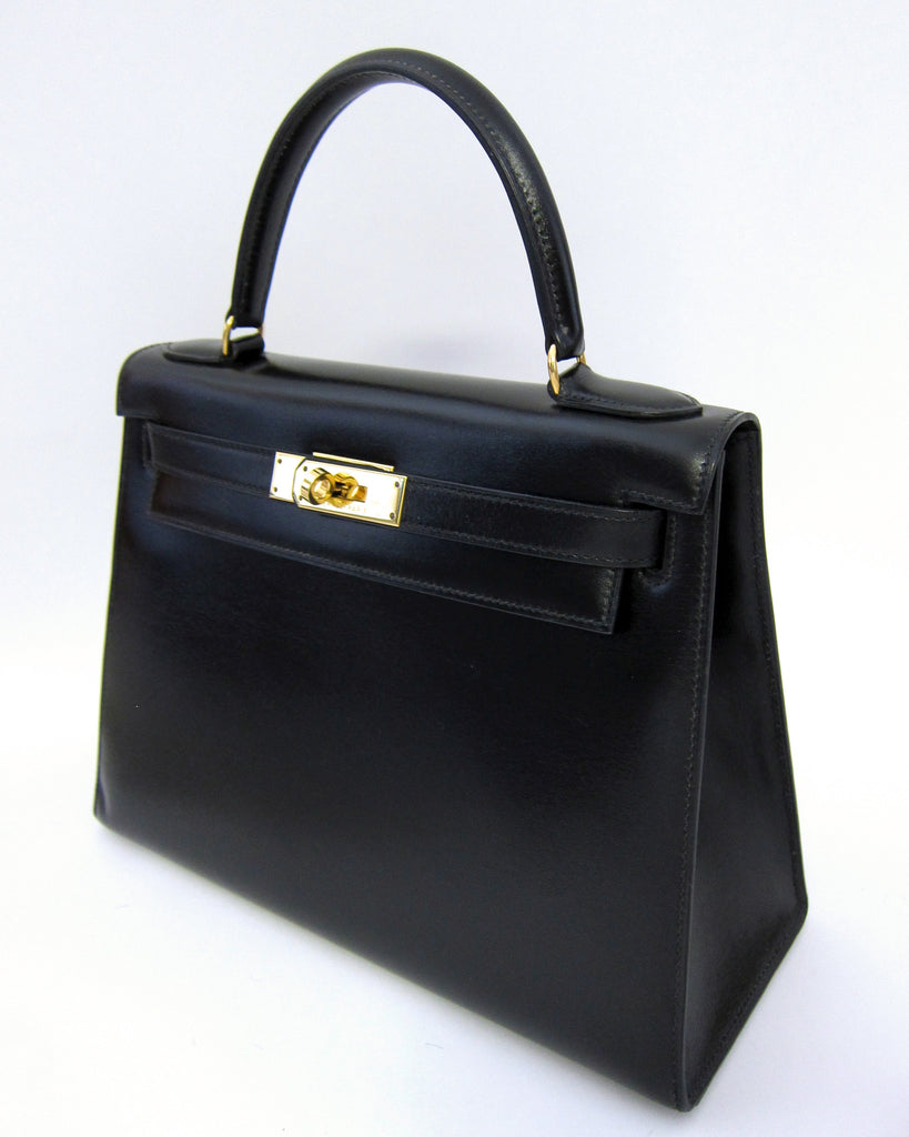 Hermes Black Box Kelly 28cm GHW | Chicjoy