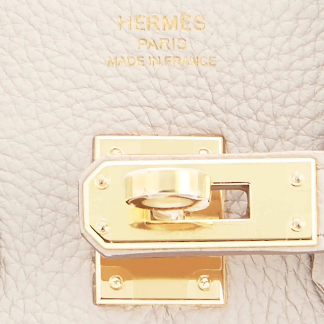 Hermes Gold Baby Birkin 25cm Togo Gold GHW Satchel Jewel at 1stDibs
