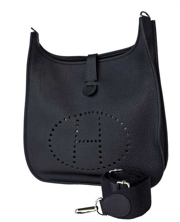 Hermes Black Evelyne TPM Shoulder Cross Body Bag - Chicjoy