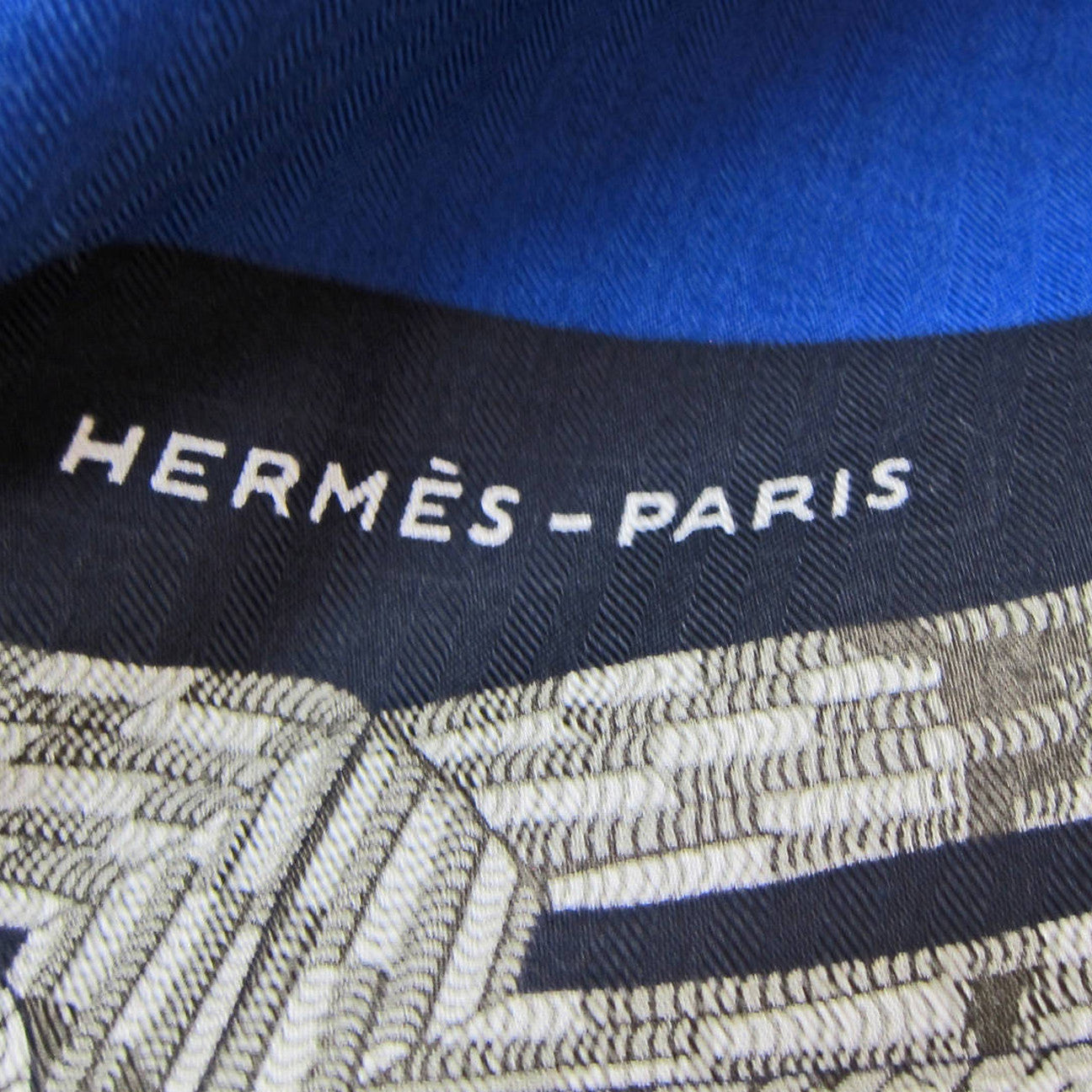Hermes Brandebourgs Cashmere Silk Shawl GM 140cm - Chicjoy