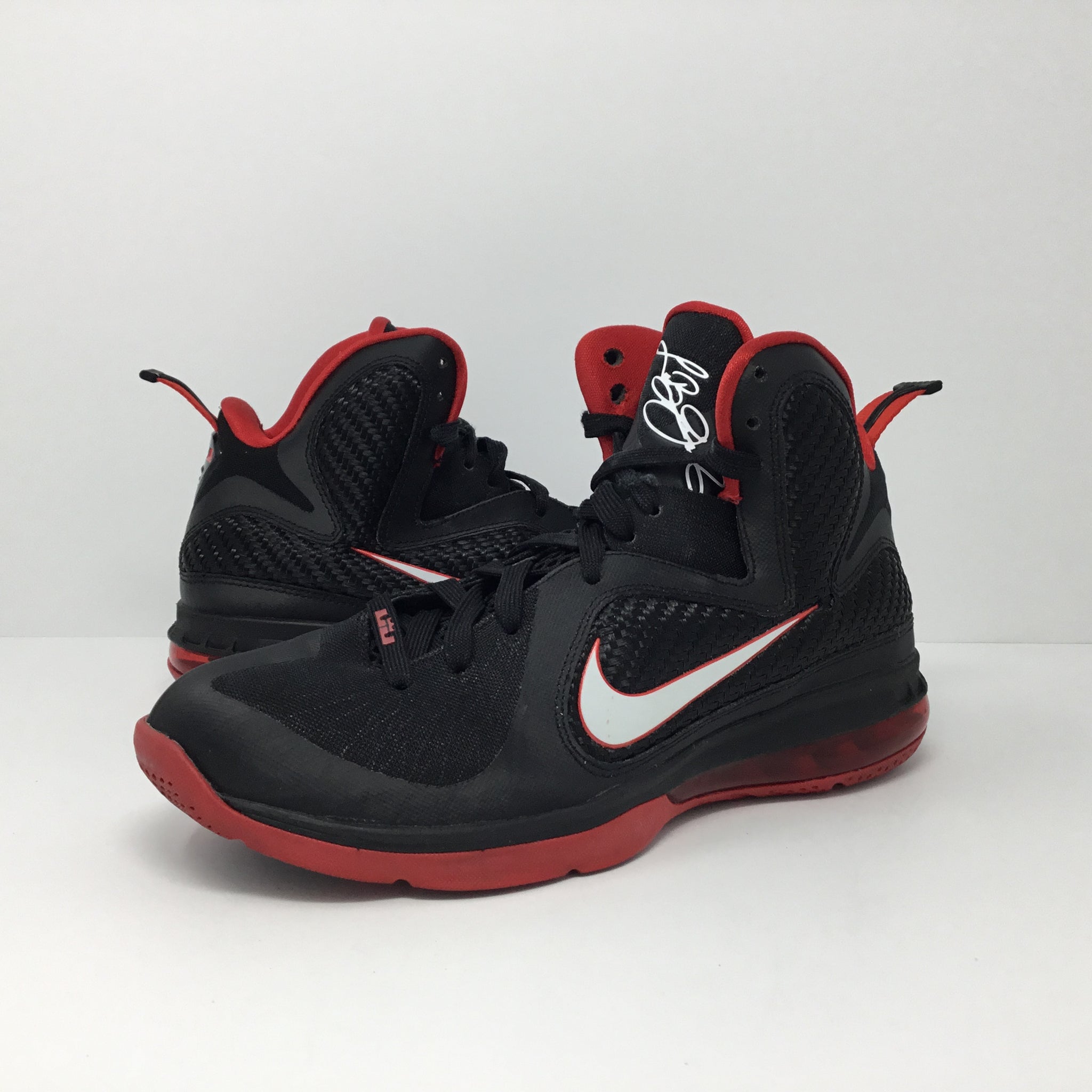 Nike Lebron 9 IX Away Bred sz 8 