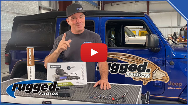 Rugged Radios GMRS radio installation video for JEEP JL, JT