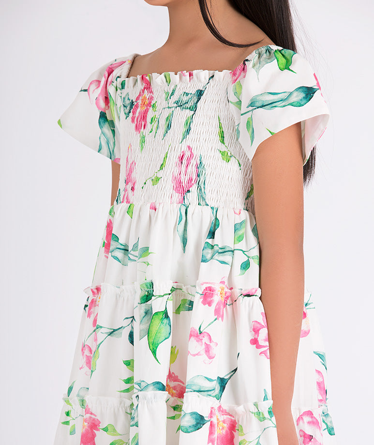 Product Image of Floral Poplin Dress #2
