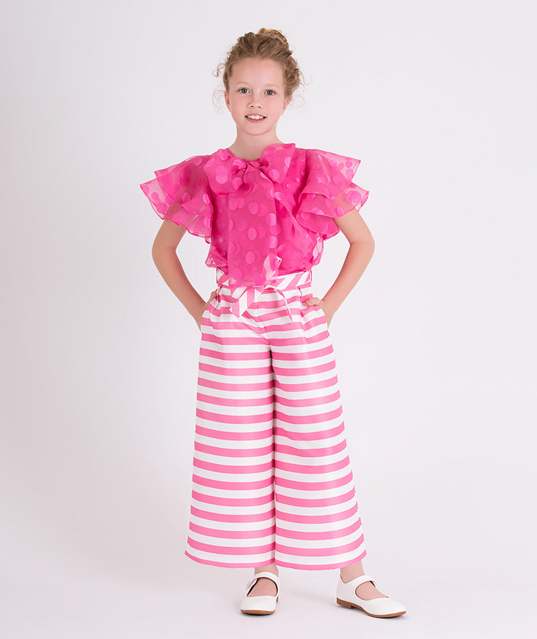 Product Image of Polka Ruffles Outfit | 2 Pieces #1