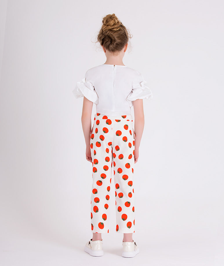 Product Image of Tomato Pants Outfit | 2 Pieces #3