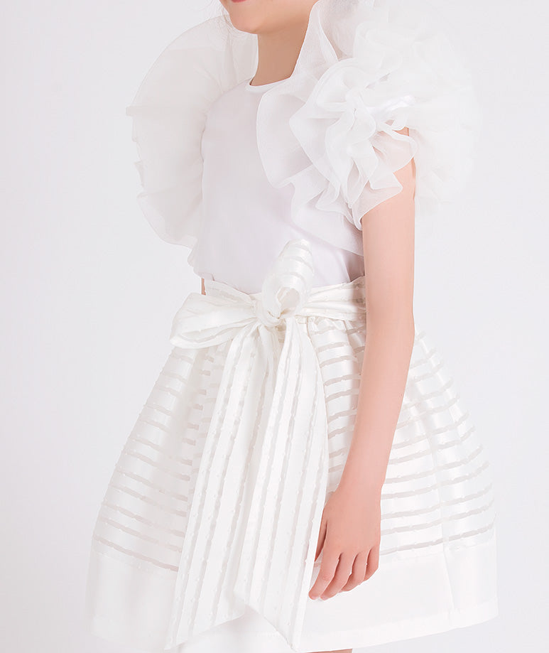 Product Image of Jacquard Ruffles Skirt | 2 Pieces #3