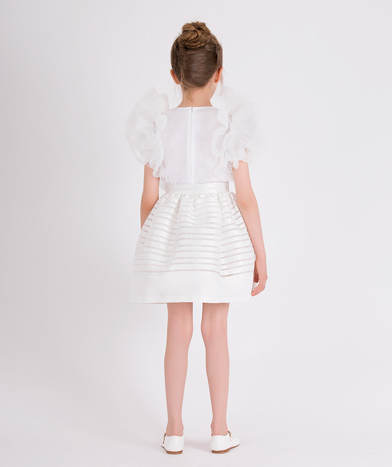 Product Image of Jacquard Ruffles Skirt | 2 Pieces #4