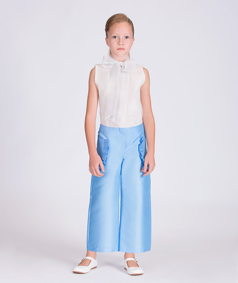 Product Image of Ruffle Pants Outfit | 2 Pieces #1