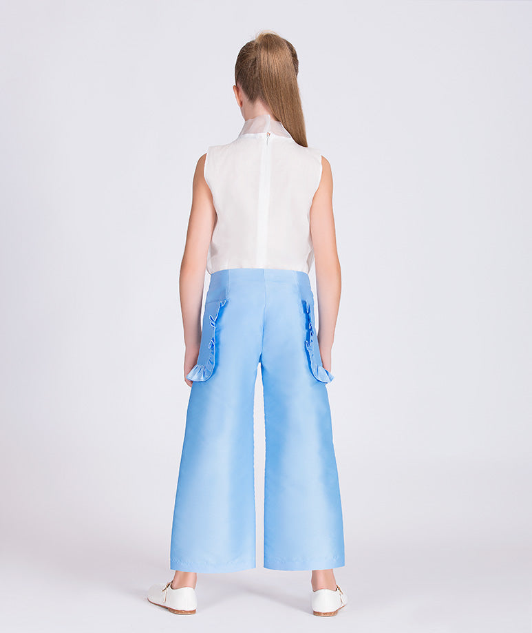 Product Image of Ruffle Pants Outfit | 2 Pieces #3