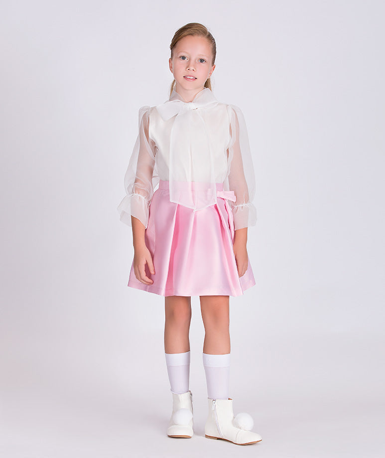 Product Image of Elegant Organza Outfit | 2 Pieces #1