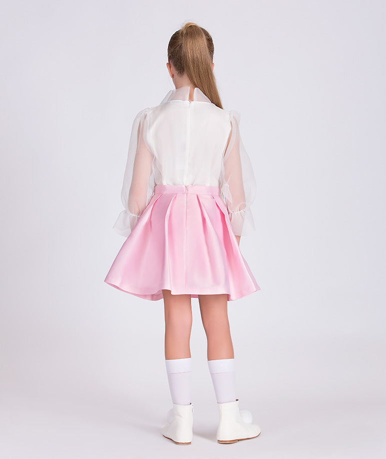 Product Image of Elegant Organza Outfit | 2 Pieces #3