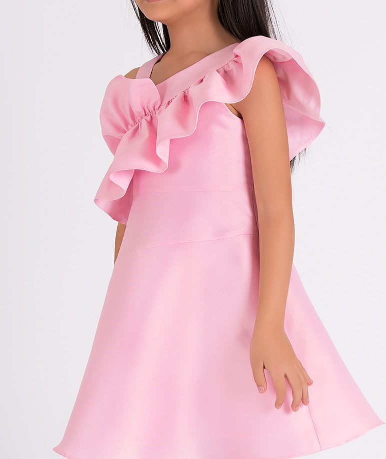 Product Image of Pink Ruffles Dress #2