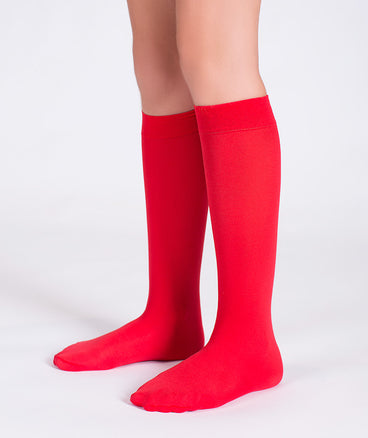 Red Classic Kids Socks