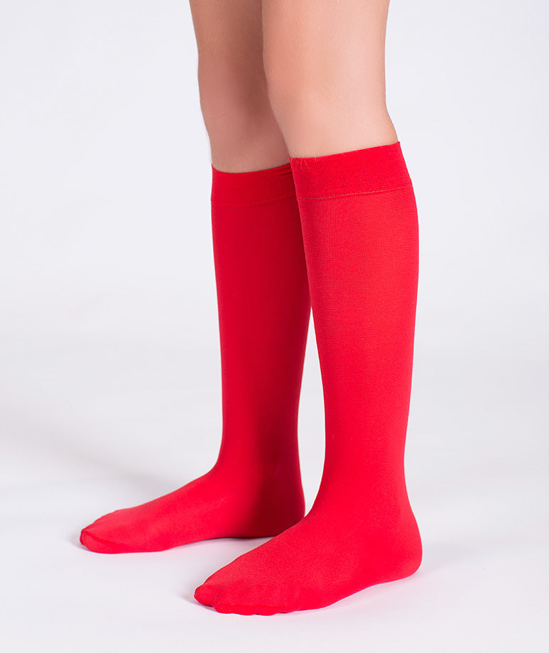 Product Image of Red Classic Kids Socks #1