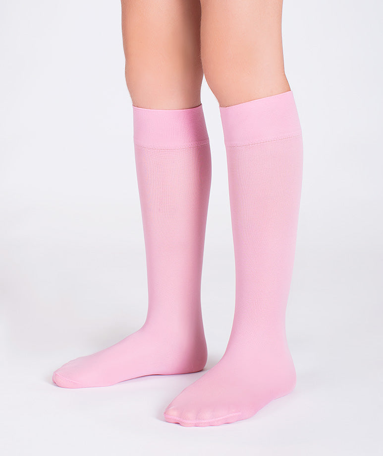 Product Image of Pink Classic Kids Socks #1