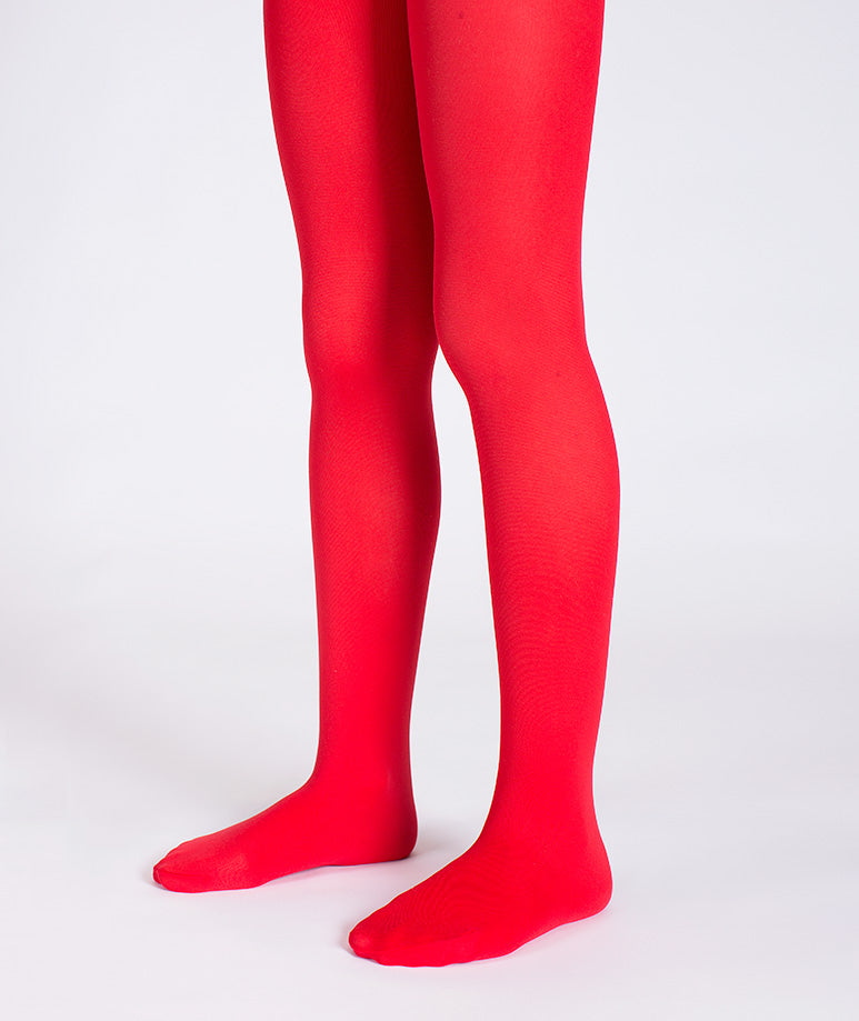 Product Image of Red Classic Kids Tights #1
