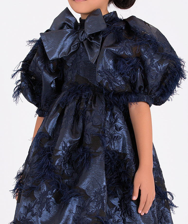 Product Image of Jacquard Feathers Dress #2