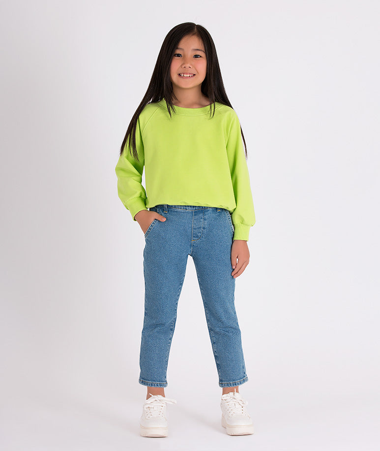 Product Image of Neon Green Long-Sleeve Sweater #2