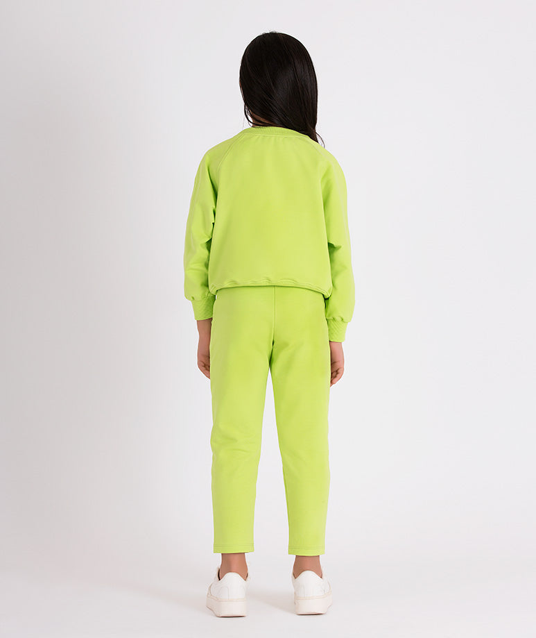 Product Image of Neon Green Tracksuit | 2 Pieces #2