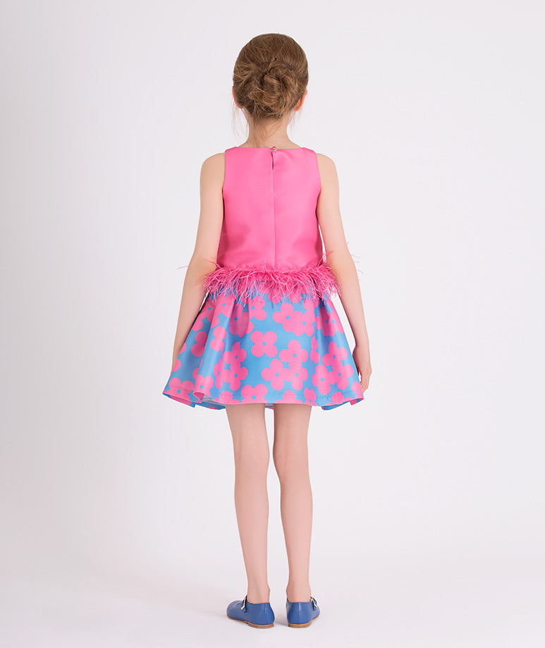 Product Image of Floral Feathers Outfit | 2 Pieces #3