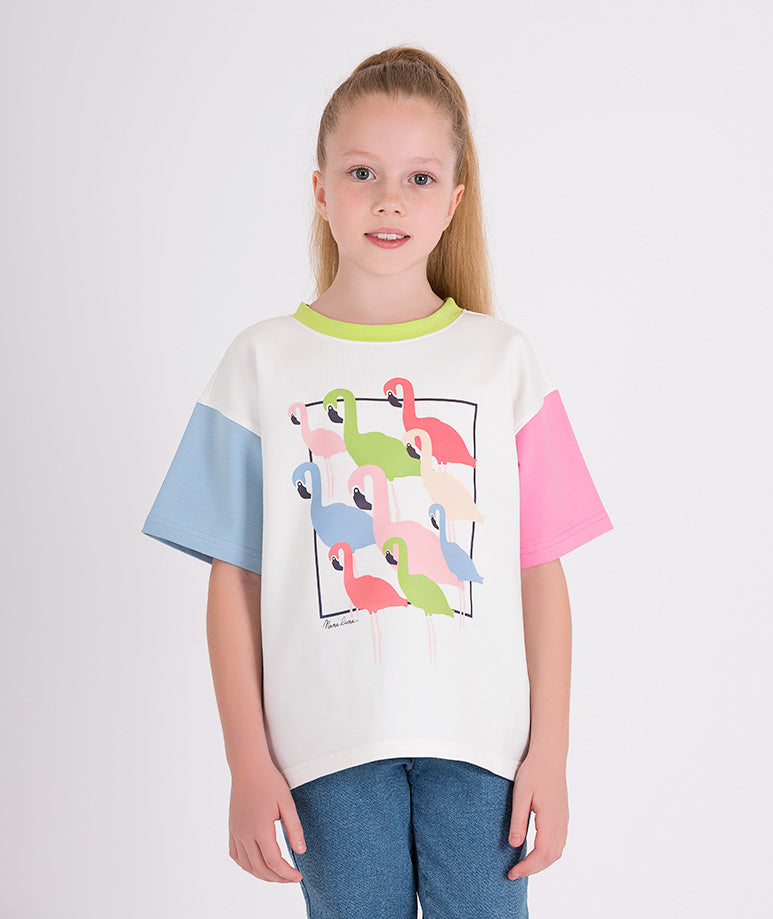 Product Image of Flamingo Town Oversize T-Shirt #1