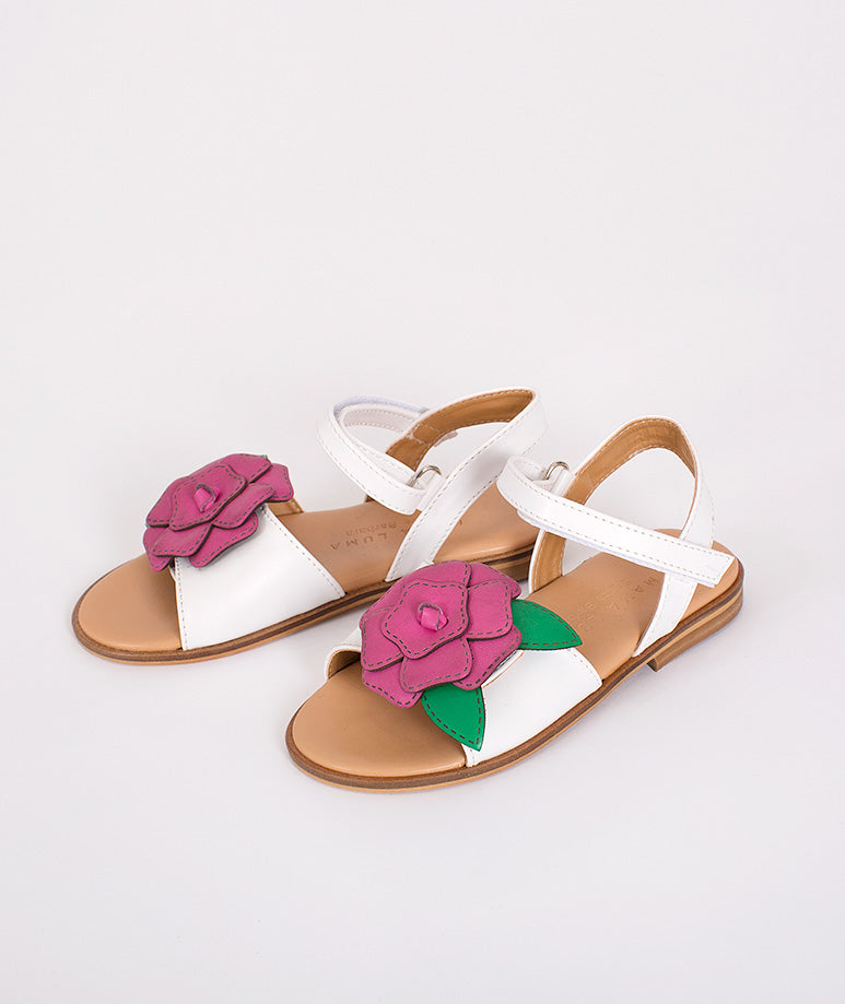 Product Image of Fuchsia Flower Kids Sandals #1
