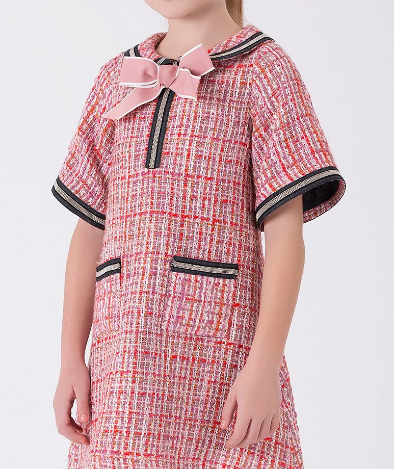 Product Image of Bow Tweed Dress #2