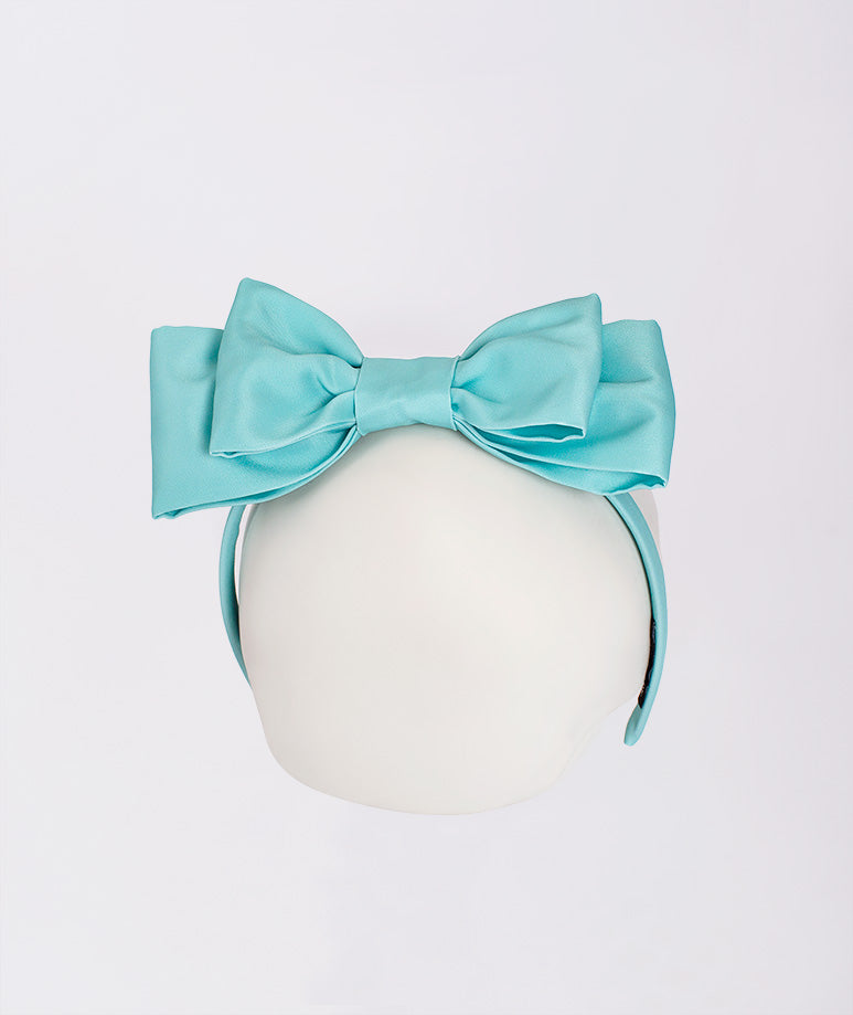 Product Image of Mint Bow Headband #1