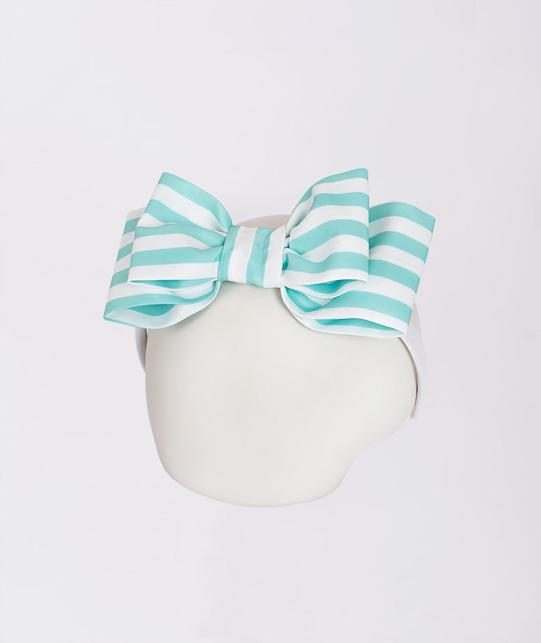 Product Image of Mint Stripes Headband #1