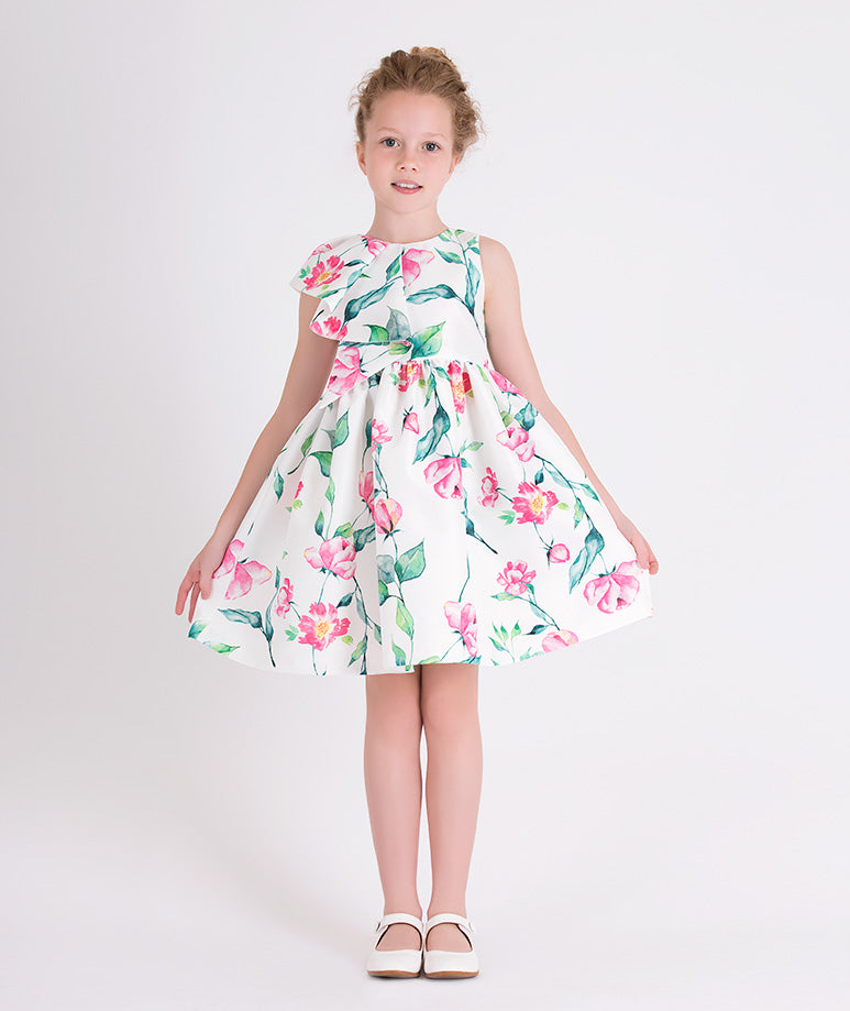 Product Image of Floral Ruffles Dress #1