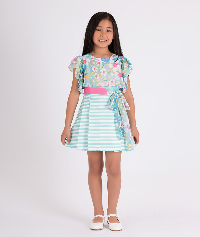 Product Image of Mint Stripes Dress #1