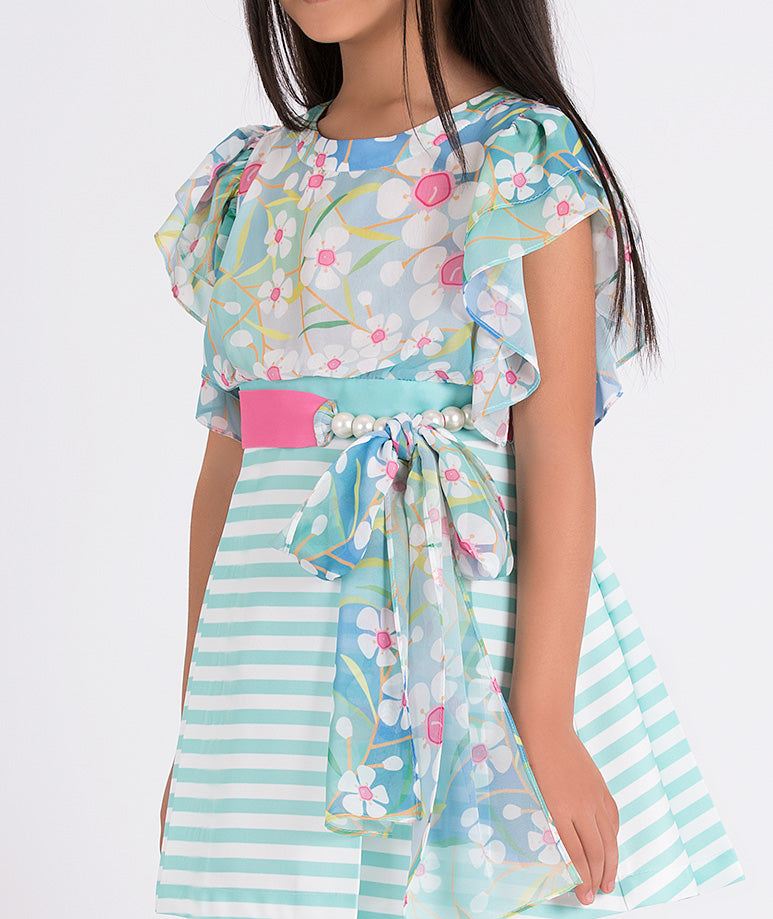 Product Image of Mint Stripes Dress #2