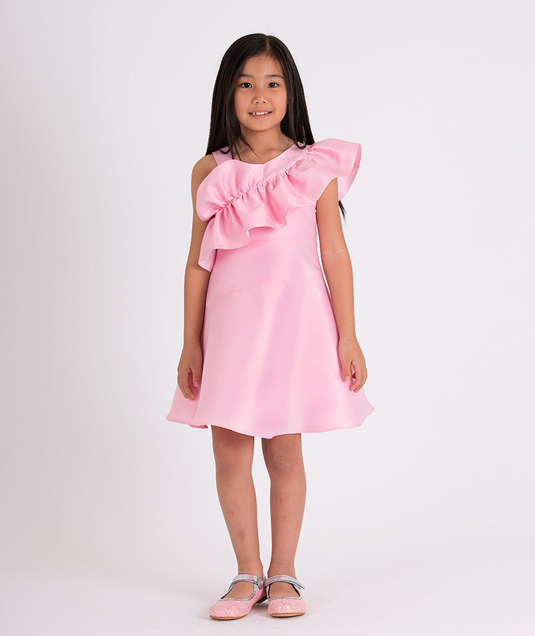 Product Image of Pink Ruffles Dress #1