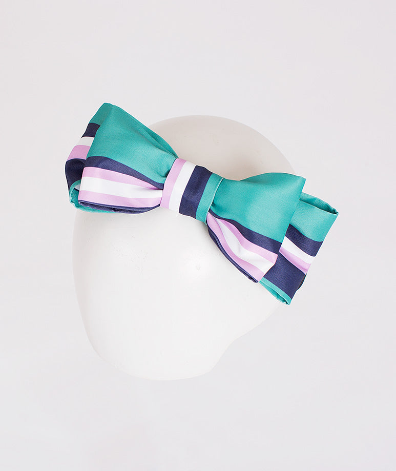 Product Image of Lilac Striped Headband #1