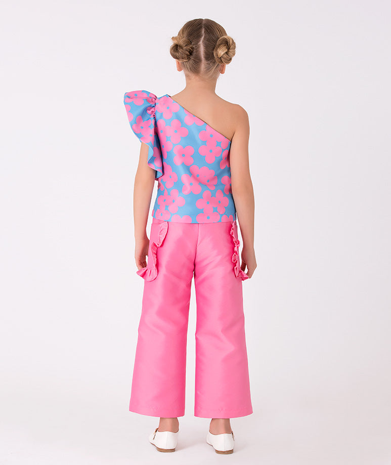 Product Image of Ume Ayame Ruffle Pants Outfit | 2 Pieces #3