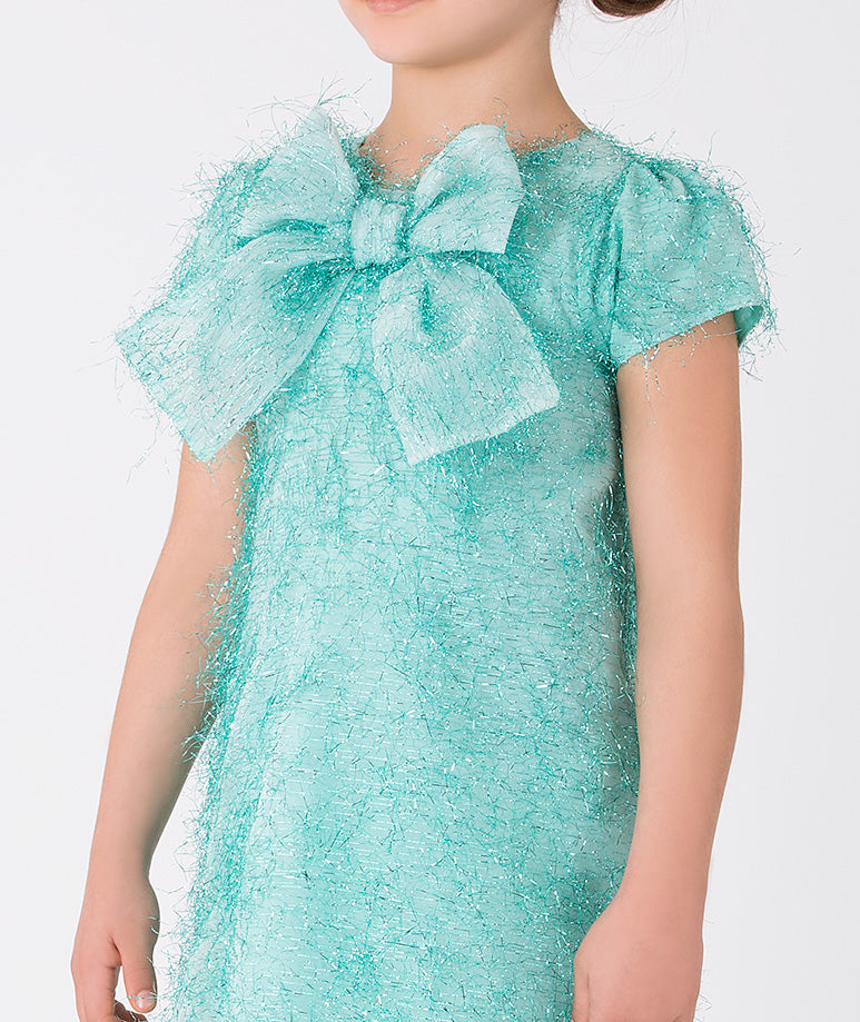 Product Image of Shimmering Feathers Bow Dress #2
