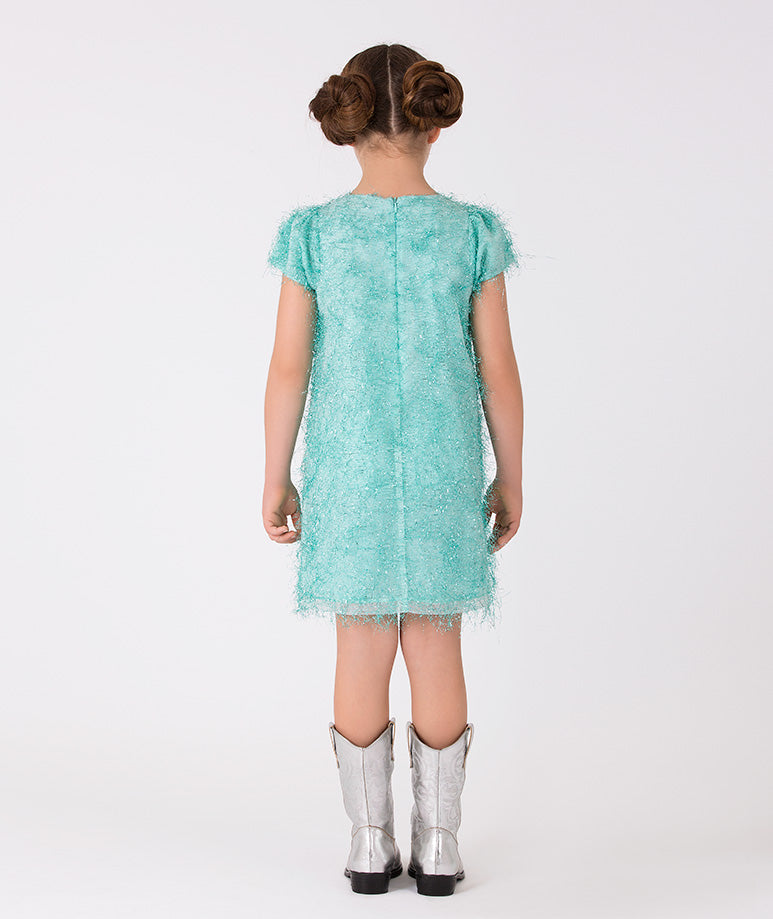 Product Image of Shimmering Feathers Bow Dress #3