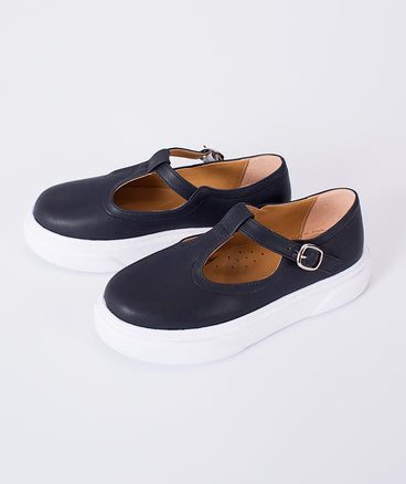 navy classic kids shoes